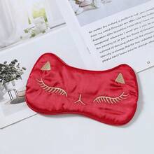 1 Mặt nạ mắt mèo vàng Mặt nạ ngủ bằng lụa tự nhiên dễ thương, mịn màng và mềm mại, thoải mái khi ngủ - Nhiều màu - Xem 1