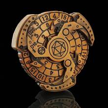 1PC 7 In 1 Rotating Dice, Cool RPG Role Playing Desktop Game Dice, Party Games, Drinking Games, Family Games, Rotating Digital Gear Design, Fun Dice Toys - Multicolor - View 16