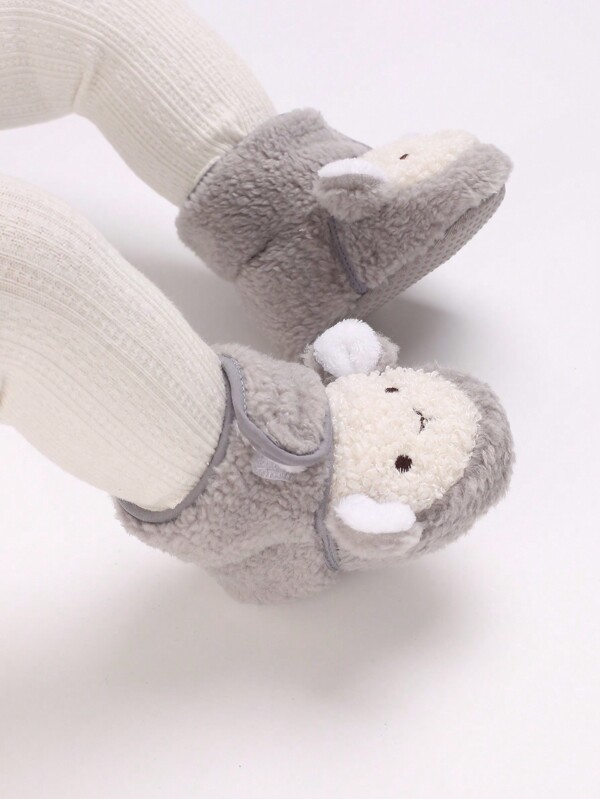 Neugeborene Infant Jungen Mädchen Süße Plüsch Schnee Stiefel Cartoon Warme Erste Laufstall Infant Stiefel
