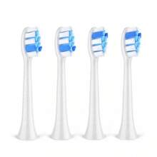 Fairywill 4 White Electric Toothbrush Replacement Brush Heads For FW-P11 Plus - White - View 1