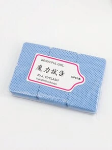 MyAoKuE-Up 300 片装竹纤维指甲湿巾，专业无纺布指甲油去除垫 - 彩色 - 查看 9