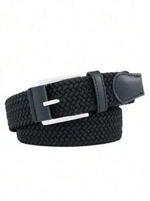 1 buc Curea de golf unisex casual din nailon, curea elastică țesută pentru bărbați și femei, potrivită pentru patru anotimpuri, confortabilă și respirabilă, accesoriu cu cataramă metalică, casual, afaceri, cadou pentru iubit, soț, tată, tată, bărbați, purtare zilnică, modă, adolescenți, activități în aer liber, vacanță, atletic, călătorii, stradă, boho, vintage toamnă, Halloween