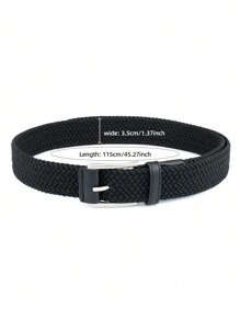 1 buc Curea de golf unisex casual din nailon, curea elastică țesută pentru bărbați și femei, potrivită pentru patru anotimpuri, confortabilă și respirabilă, accesoriu cu cataramă metalică, casual, afaceri, cadou pentru iubit, soț, tată, tată, bărbați, purtare zilnică, modă, adolescenți, activități în aer liber, vacanță, atletic, călătorii, stradă, boho, vintage toamnă, Halloween