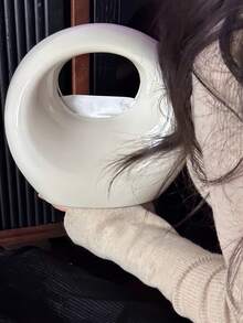 1 件陶瓷纸巾盒，奢华设计，便携式纸巾盒架，适合家居装饰，适用于餐厅、客厅、咖啡厅 - 多色 - 查看 3