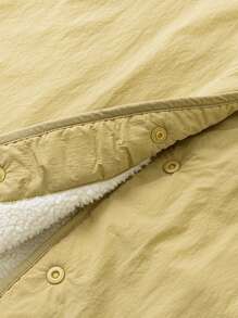 mini bala 男孩女孩双面冬季夹克舒适婴儿服装 - 淺卡其 - 查看 8