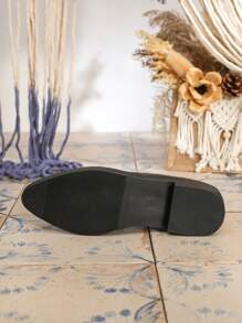 Mocassini in pelle dalla punta affusolata, sexy e alla moda, stile britannico versatile