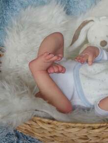 48 厘米/18.9 英寸 可爱重生婴儿娃娃哭泣玛丽亚栩栩如生婴儿娃娃张开嘴巴乙烯基新生女孩礼物 - Reborn Doll - 查看 7