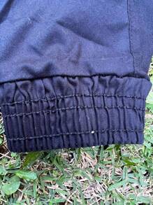 Men's Multi-Pocket Footed Worker Trousers JOGGER - Black - View 2