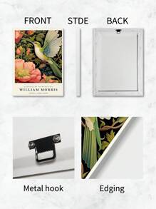 3 件套 William Morris 墙壁艺术 3 件套 大型带框复古植物多彩抽象自然花卉帆布艺术 适用于客厅卧室办公室装饰 8 英寸 X 10 英寸 12 英寸 X 16 英寸 16 英寸 X 24 英寸 - 彩色 - 查看 12
