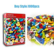1000pcs Classic Building Blocks, Compatible With Various Brands, DIY Construction Toys, Stimulate Imagination And Creativity, Suitable For Children 6+ Years Old, Holiday/Birthday/New Year Gift