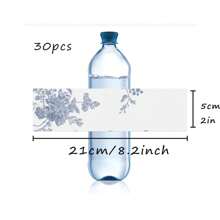 30 Pcs Custom Water Bottle Labels Stickers Self Adhesive Candy Wrap Bridal Shower Decor Personalized Text
