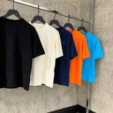 Kit 5 Camiseta Camisa Fitness Estilo Estilosa Várias Cores Inspiração Moda Unissex 100% Algodão