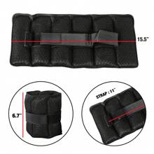 2.5 & 5-Lb Adjustable Ankle Weights (Pair) – Elevate Your Workout! - 10磅 - 查看 5