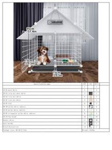 Pomeranian Teddy Small Dog Fence, Indoor Home Pet Anti-Escape Iron Wire Fence, Corgi Blue Iron Dog Cage