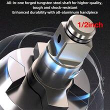 SUBY 1 Set Of SUBY 600N.M Cordless Impact Wrench, Brushless Motor, With 25 Luxury Accessories, 2*2600mAh Battery, Suitable For Auto Repair, Engineering Installation