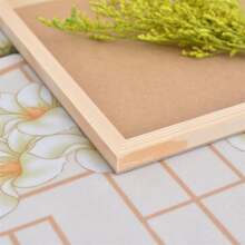 5pcs Unfinished Wood Trays For Crafts, DIY Painting, Staining, 3D Puzzle And Art Projects, Wooden Serving Tray Set, Multipurpose Display Platforms - Multicolor - View 2