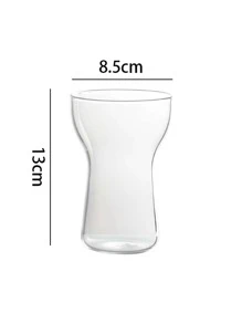 1PC 玻璃南瓜杯，咖啡杯，透明玻璃，早餐杯，奶昔杯，果汁杯，牛奶杯，透明杯饮水杯，拿铁杯，浓缩咖啡杯，卡布奇诺杯，拿铁麦片酸奶饮料杯，牛奶杯时尚杯多用途杯透明汤杯，饮料杯马克杯可爱南瓜万圣节咖啡杯家庭办公室