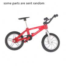 1pc Vintage Mini Finger Bicycle Assembling Model Toy, Gift, Mini Portable Bike Model (Note: The Product May Have Some Differences Between The Picture And Actual Item, Please Consider Carefully Before Purchasing!) - Red - View 5