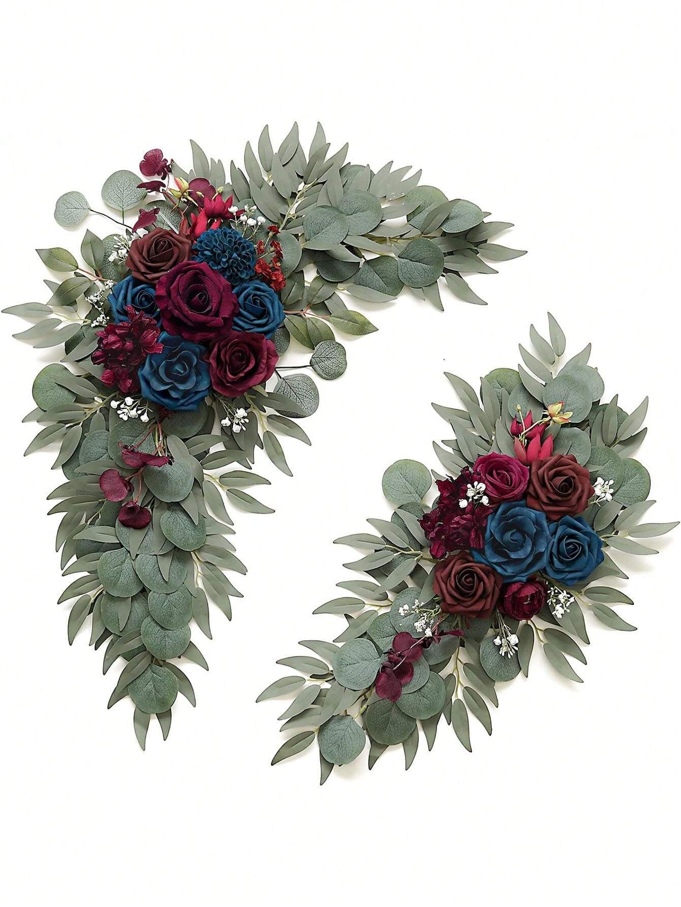 Artificial Flower Swag Set Of 2 For Wedding Signs Floral