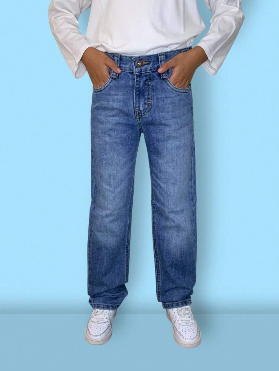 CHUEKITOS. Tween Boys Jeans - 淺色水洗藍 - 查看 1