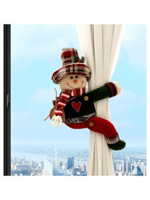 1 cái Khóa rèm cửa lớn Trang trí cửa sổ Giáng sinh Rèm cửa hoạt hình Buộc lại Móc rèm cho phòng khách phòng ngủ Trang trí nhà lễ hội (Người tuyết Elk Santa) Trang trí Giáng sinh Trang trí Giáng sinh Trang trí Giáng sinh - Nhiều màu - Xem 3