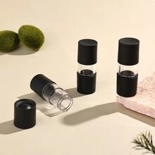 1/10 chiếc 10ml Chai dầu ép đen rỗng PETG có thể nạp lại Chai nhỏ giọt đựng tinh dầu du lịch, liệu pháp hương thơm, nước hoa, mỹ phẩm - màu đen - Xem 4