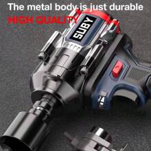 SUBY 1 Set Of SUBY 600N.M Cordless Impact Wrench, Brushless Motor, With 25 Luxury Accessories, 2*2600mAh Battery, Suitable For Auto Repair, Engineering Installation