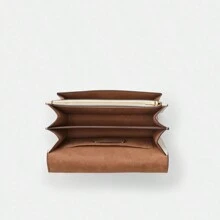 Coach Mini Claire Crossbody Bag, Women's Small Square Bag, Chain Bag, Shoulder Bag, Women's Gift - Sand and Pink - View 4