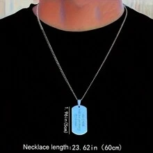 Collar con colgante de letra personalizado de acero inoxidable - Joyería con grabado personalizado con letras únicas, un regalo ideal para mujeres, hombres y parejas, duradero, hipoalergénico y resistente al agua
