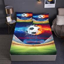 Bộ 3 tấm trải giường vừa vặn tùy chỉnh, vải mềm và thoáng khí, ga trải giường có túi sâu cho giường đôi, giường cỡ King, giường cỡ Queen, vỏ nệm cho giấc ngủ thoải mái, thích hợp cho mọi mùa, có thể giặt bằng máy, tiệc mừng em bé, đồ trang trí gia đình, quà tặng cho đêm đông, quà tặng trở lại trường, ý tưởng quà tặng mùa đông cho bé trai, bé gái, ngày lễ tình nhân - Nhiều màu - Xem 4
