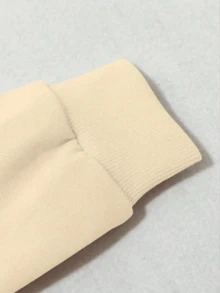 2 pezzi, maglione natalizio a maniche lunghe per ragazze pre-adolescenti, adatto per abbigliamento natalizio per bambini - Albicocca - Visualizzare 3