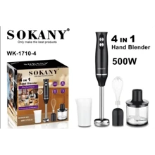 4 In 1 Electric Hand Mixer.4 In 1 Hand Mixer For Baby Food - Black - View 1
