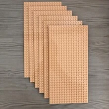 6pcs16*32规格经典底板，兼容各大积木品牌，用于场景房间装饰布置和DIY积木玩具房间装饰，节日礼物（颜色随机），蓝色建筑，彩色积木， - 彩色 - 查看 25