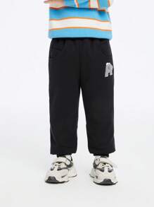 Annil Pantalonii de puf pentru fete tinere în timpul iernii sunt pentru bebeluși, căptușiți termic, călduroși, - căptușiți cu pantaloni lungi îmbinați.