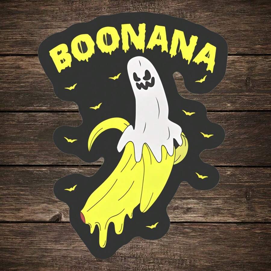 1 miếng dán hình quả chuối độc đáo có thể dán trên máy tính xách tay, bình nước, ô tô, điện thoại di động, mũ bảo hiểm, cửa sổ, tường, cốc. Thật đẹp và hài hước, bạn cũng có thể dán chúng ở bất cứ đâu bạn muốn! - Nhiều màu - Xem 1