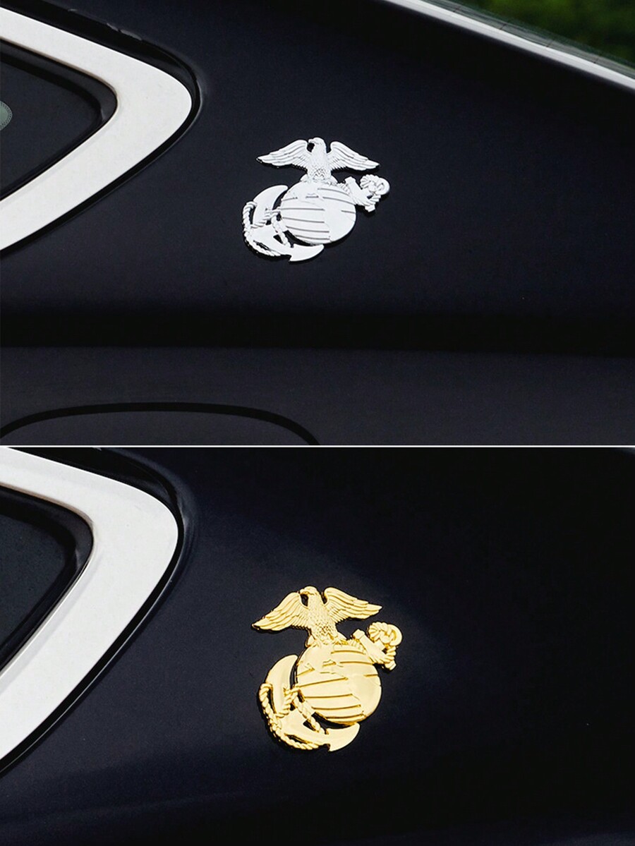 1pc New Gold Silver Black Bronze 3D Metal Eagle Car Emblem Sticker