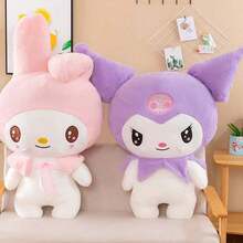 Gối nhồi bông Melody hoạt hình 30cm/11,8in Quà tặng - Hồng - Xem 2