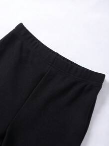 Tween Girl 3 件套保暖休闲可爱连帽格子夹克、吊带和裤子套装，秋冬 - 彩色 - 查看 5