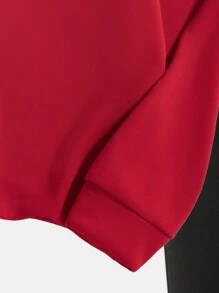 Tween Girl 2 piese Set elegant cu imprimeu alfanumeric casual, la modă, multifuncțional, cu gât rotund, set de cămașă + pantaloni sport cu mâneci lungi, potrivit pentru anotimpurile de primăvară și toamnă, potrivit ca cadou în aer liber pentru fiice