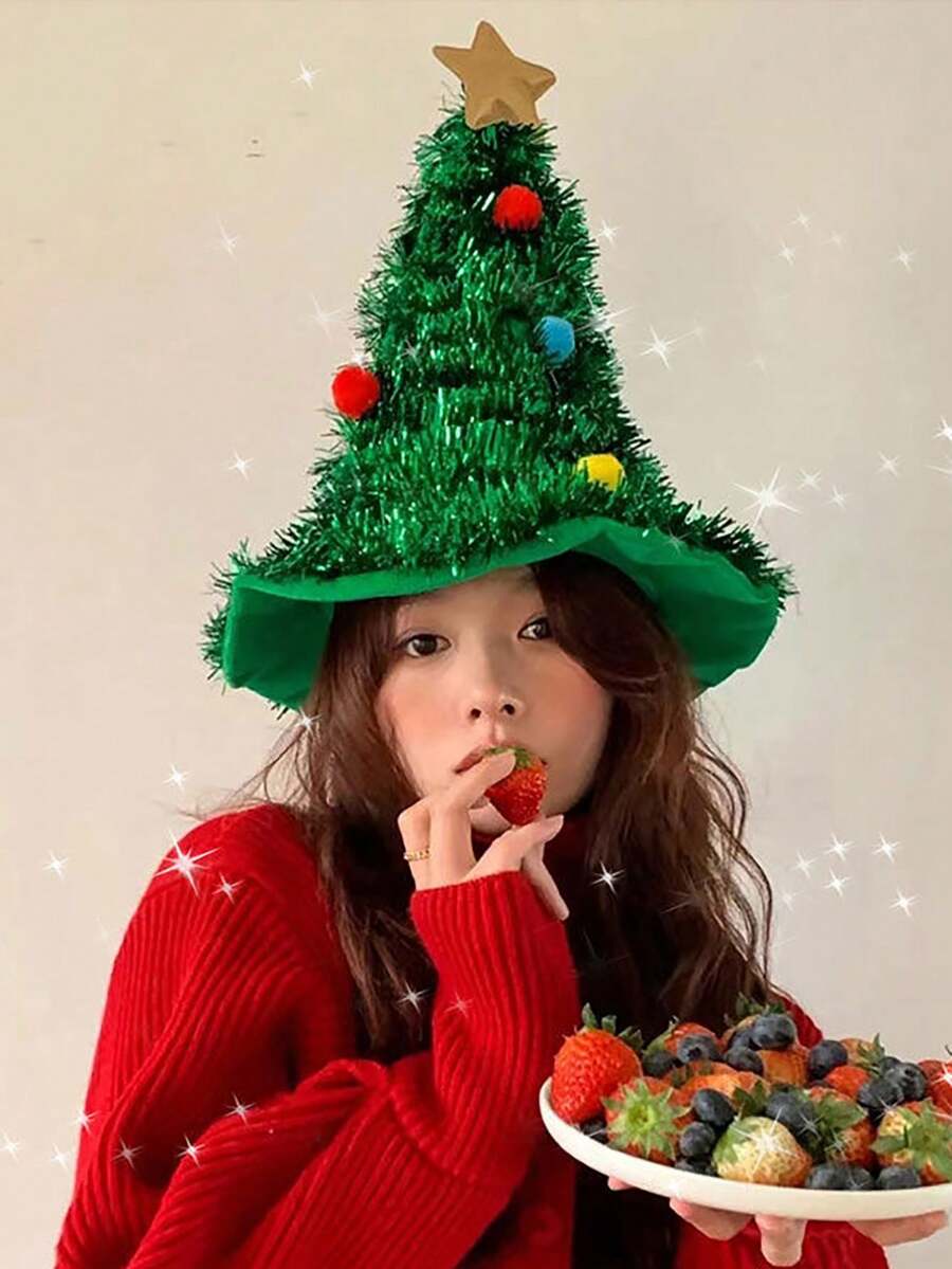 1 Mũ cây, mũ hành lá, đạo cụ chụp ảnh, đồ trang trí, đạo cụ hóa trang ngày lễ, ngày lễ tình nhân, ngày lễ tình nhân, lễ Halloween - Nhiều màu - Xem 1