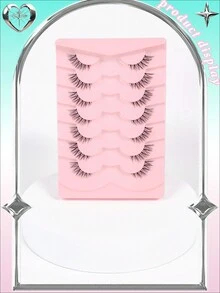 7 cặp lông mi giả tự nhiên dạng mắt mèo và thân trong suốt, thiết yếu cho trang điểm hàng ngày - Lông mi  mắt mèo - Xem 4