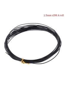 5 متر سلك دعم لتشكيل النباتات والأشجار الصغيرة من الألمنيوم المؤنود لمساعدة تشكيل بونساي، اكسسوارات حديقة بأقطار 1 / 1.5 / 2 / 2.5 / 3 مم