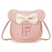 Toddler Girls' Wallet, Cute Bow Wallet/Crossbody Bag/Shoulder Bag, Personalized Glitter Coin Purse, Birthday/Christmas Gift For 1-8 Years Old Girls