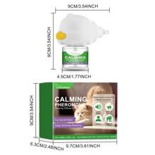 猫咪情绪护理套装 宠物猫发情期烦躁镇静舒缓发情期烦躁减少噪音护理 - 薄荷綠 - 查看 2