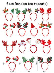 6/24 Chiếc Kính Lấp Lánh Giáng Sinh Trang Phục Giáng Sinh Băng Đô Mũ Giáng Sinh, Vòng Đeo Tay, Vòng Tóc Dễ Thương Kính Mắt Đồ Trang Trí Giáng Sinh, Mũ Ông Già Noel Đạo Cụ Chụp Ảnh Giáng Sinh Cho Tiệc Lễ Giáng Sinh Vật Dụng - Nhiều màu - Xem 13