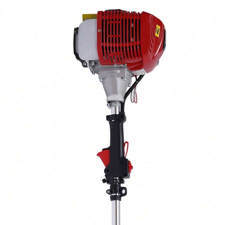 ZhdnBhnos 2.3HP Gas Power 52CC Handheld Sweeper Broom Driveway Turf