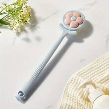 1Pc Flower Bath Brush Chà xát Tiện ích Bàn chải tắm chà lưng Cán dài Không yêu cầu lông mềm Bùn cơ thể Bàn chải khô - nhiều màu - Xem 8