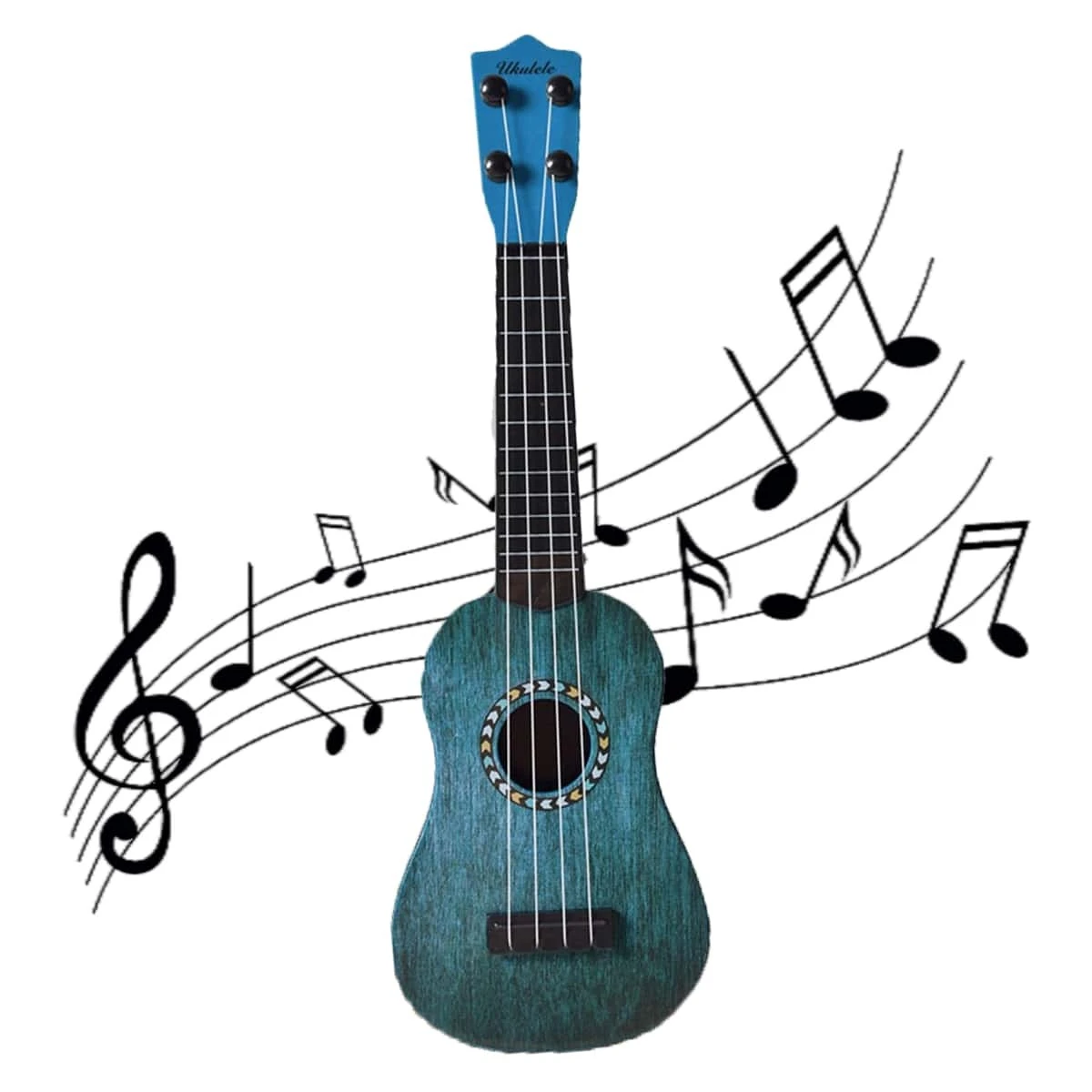1pc 42cm Guitar Toy Can Be Used To Play Instruments With Paddles