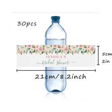 30 Pcs Custom Water Bottle Labels Stickers Self Adhesive Candy Wrap Bridal Shower Decor Personalized Text,Christmas,Wedding Essentials,Festive Calendar ,Bachelorette Party Favors, Personalized Wedding Favors - Multicolor - View 19