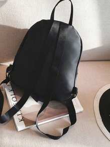 Mini Nylon Classic Backpack, Waterproof, Lightweight Simple Zipper School Bag, Back To School Backpack For Graduates, Teen Girls, Freshmen, Sophomores, Juniors And Seniors, College And High School Students, Great For Outdoor, Hiking, Mountaineering, Travel, Sports And Back To School(Random Left And Right Zippers)